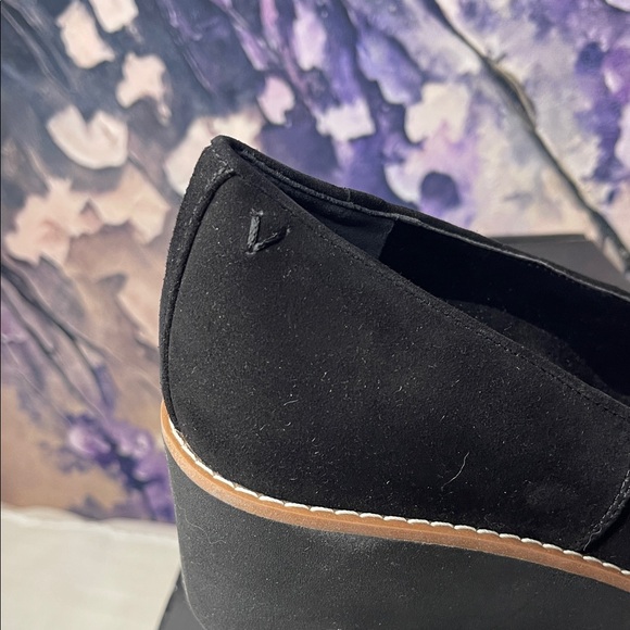 Vionic WILLA Black Wedge Loafer with Lug Sole - Picture 6 of 9